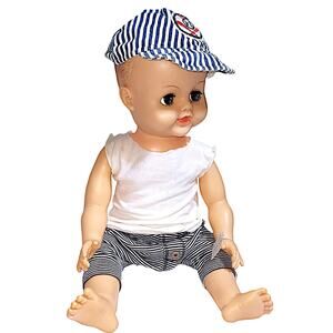 20" 1960's Vintage Boy Doll Made of Snips, Snails, & Puppy-dogs' Tails